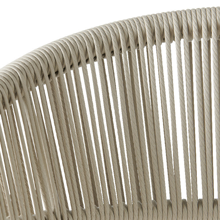 Scaun terasa GOODHOME Coline, aluminiu, bej