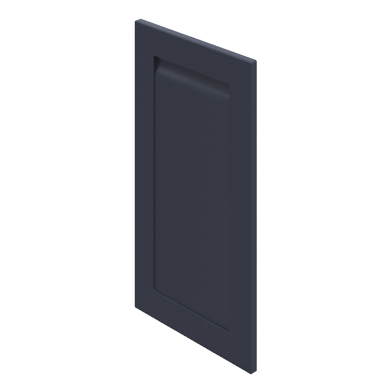 Front mobila, 40 x 71.5 cm, albastru Garcinia