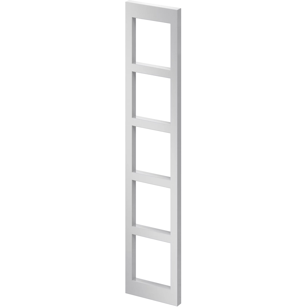 Front usa GOODHOME Alisma, MDF, 15 x 72 x 2 cm, gri deschis