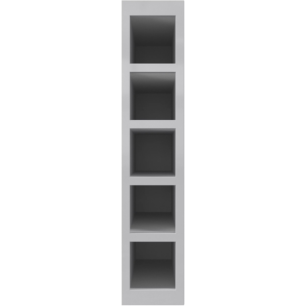 Front usa GOODHOME Alisma, MDF, 15 x 72 x 2 cm, gri deschis