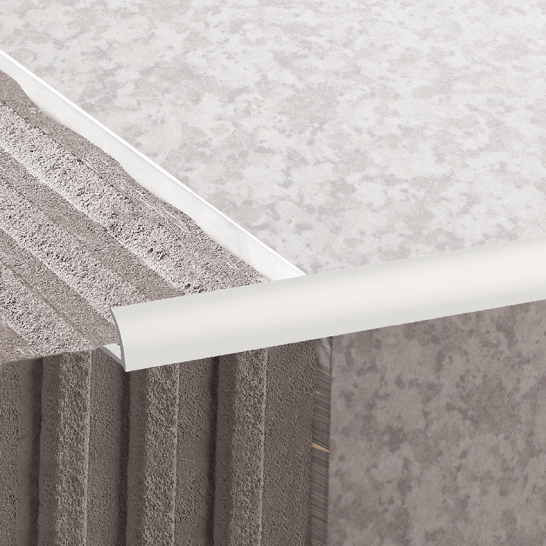 Profil rotund exterior, 9 mm, crem