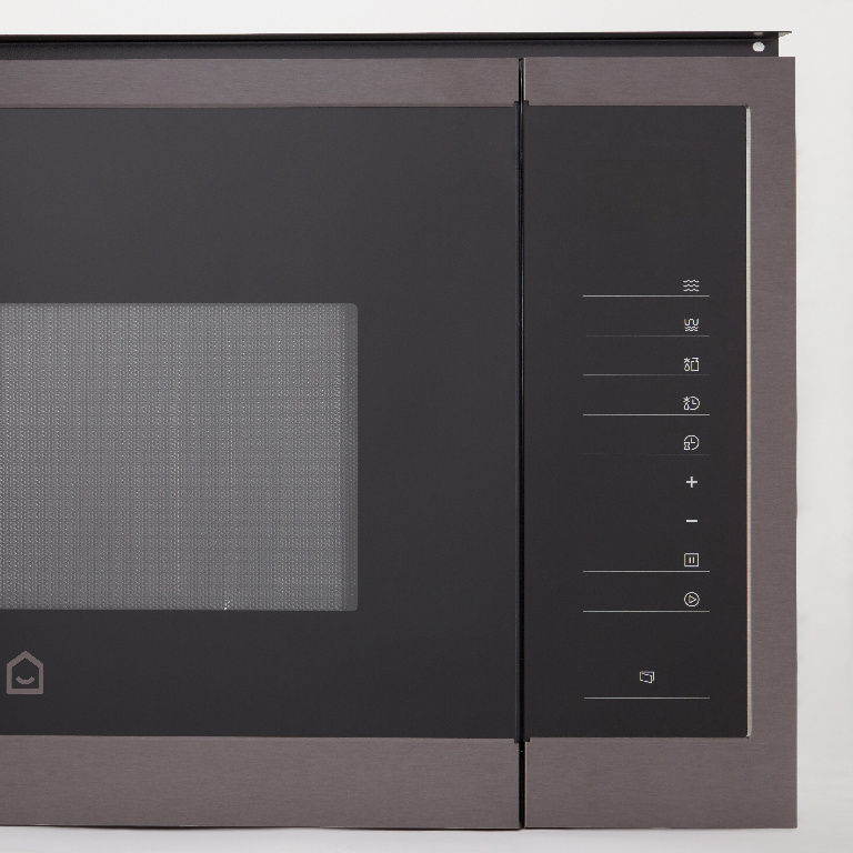 Cuptor microunde incorporabil GoodHome GHMO25EU, 25l, 900W, Grill, negru