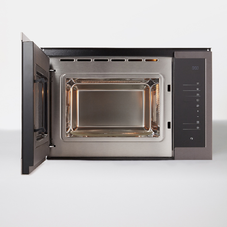 Cuptor microunde incorporabil GoodHome GHMO25EU, 25l, 900W, Grill, negru