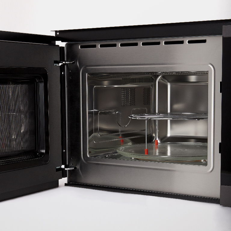 Cuptor microunde incorporabil GoodHome GHMO25EU, 25l, 900W, Grill, negru