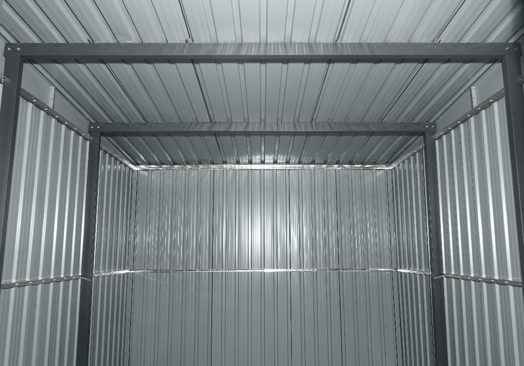 Magazie GOODHOME, metal, 267 x 224 x 199 cm, gri