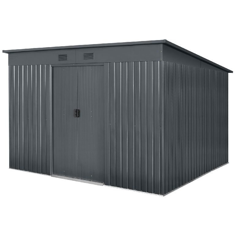 Magazie GOODHOME, metal, 267 x 310 x 199 cm, gri