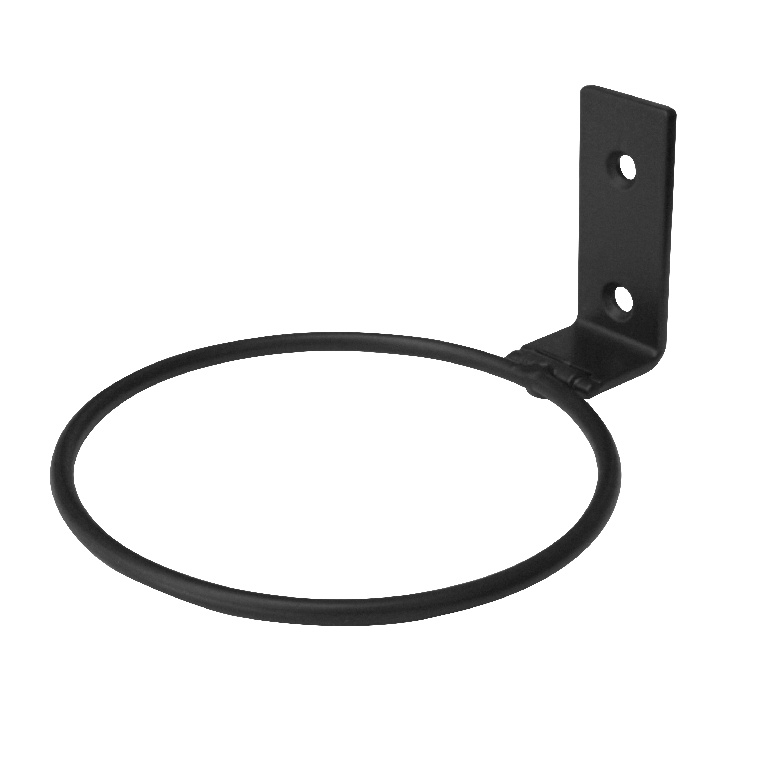 Suport suspendat din metal, negru,  6.5 cm inaltime  Verve
