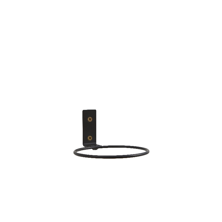 Suport suspendat din metal, negru,  6.5 cm inaltime  Verve