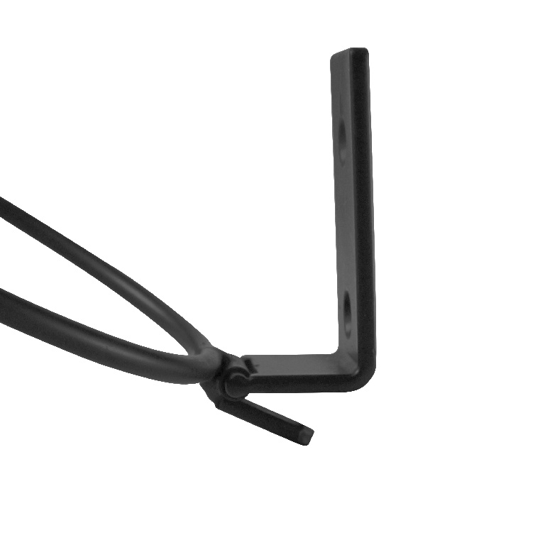 Suport suspendat din metal, negru,  6.5 cm inaltime  Verve