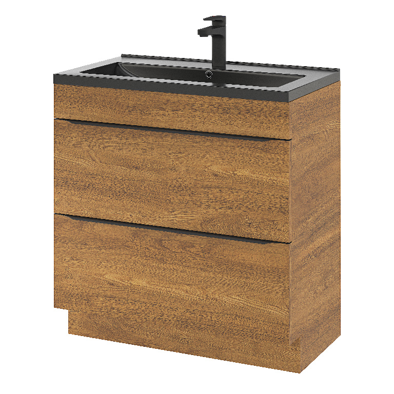 Masca lavoar GoodHome Imandra, 80 x 45 x 82 cm, nuc