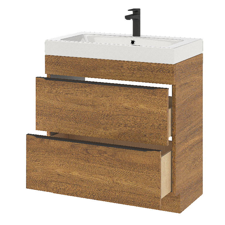 Masca lavoar GoodHome Imandra, 80 x 45 x 82 cm, nuc