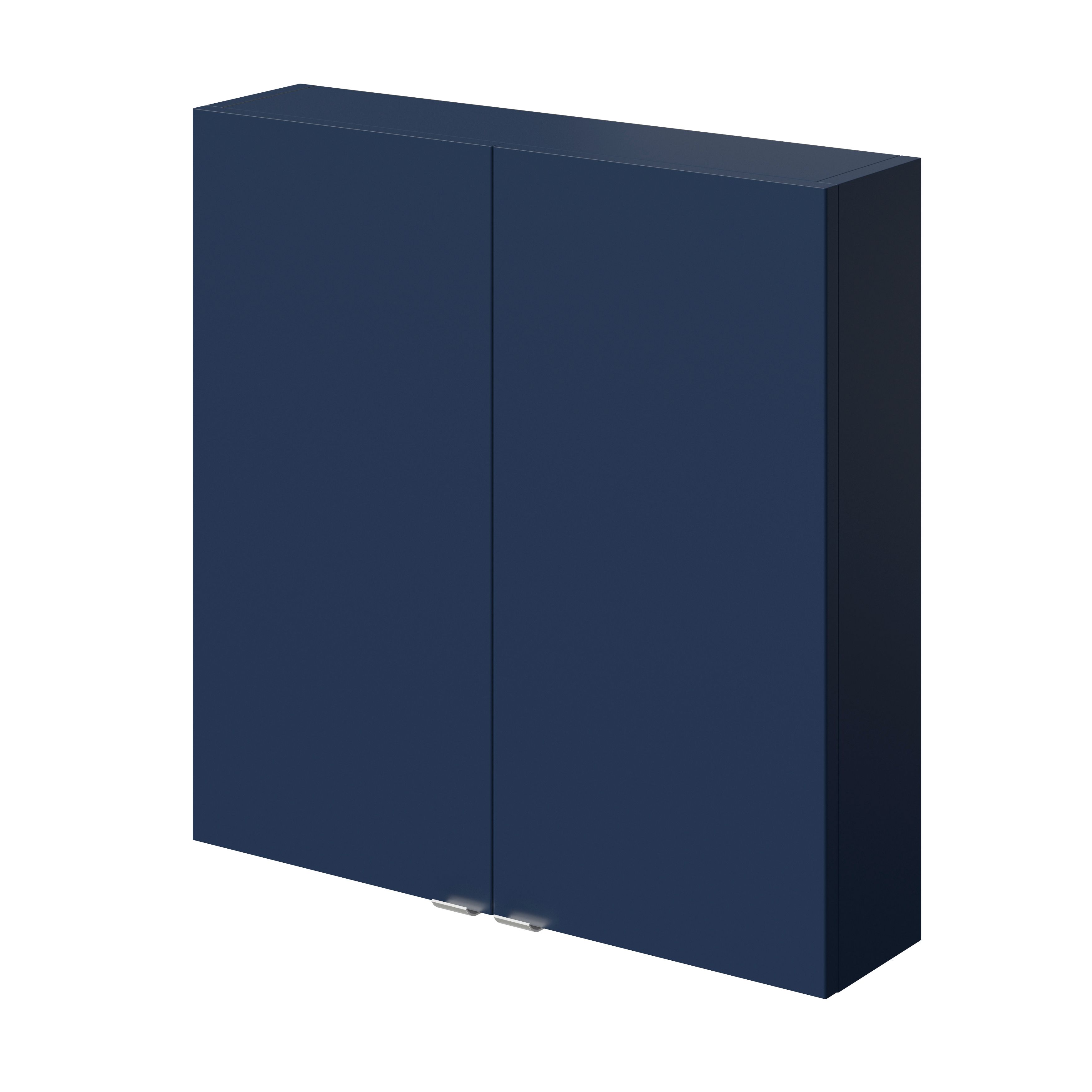 Dulap baie GoodHome Imandra, suspendat, 60 x 15 x 60 cm, albastru