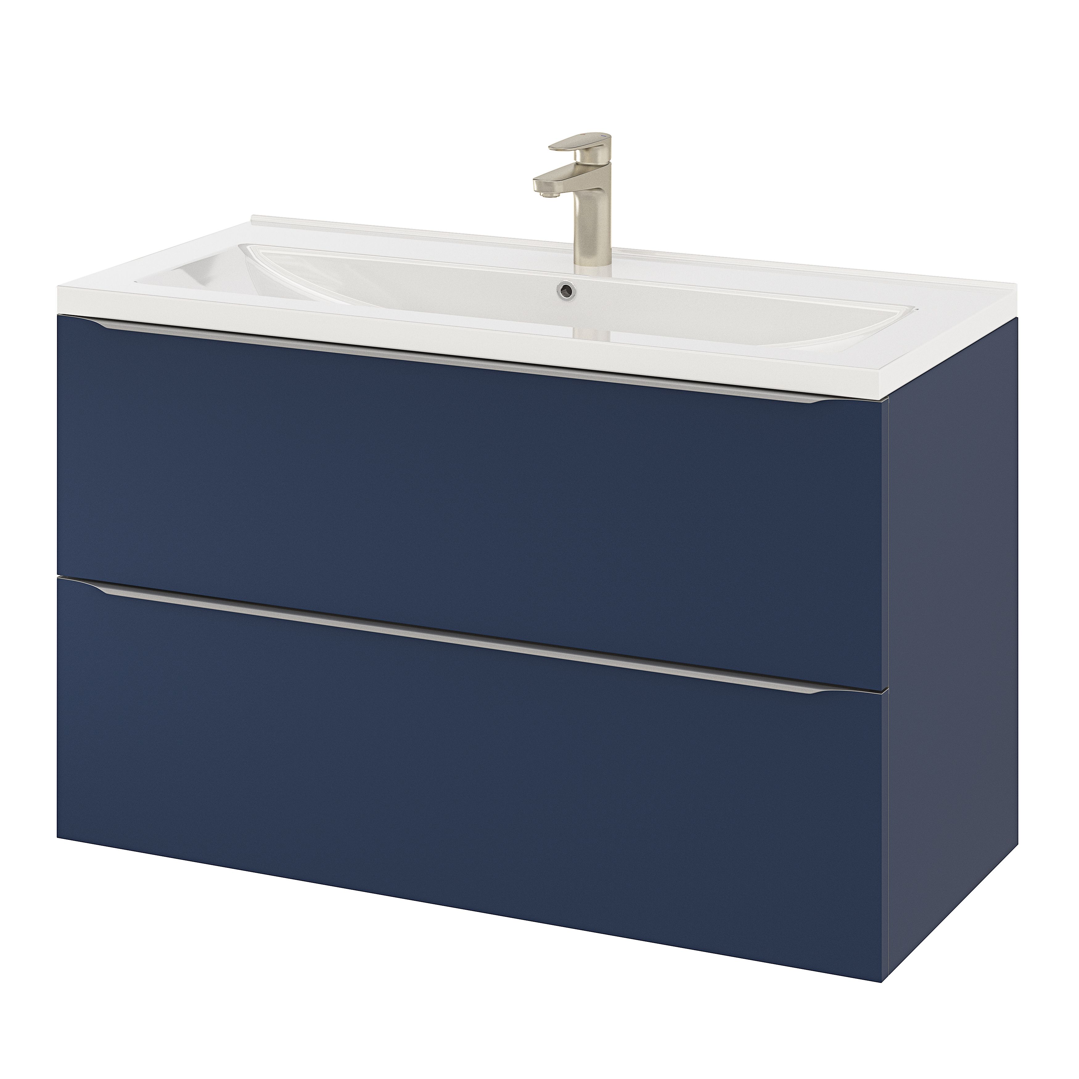 Masca lavoar GoodHome Imandra, suspendata, 100 x 45 x 60 cm, albastru