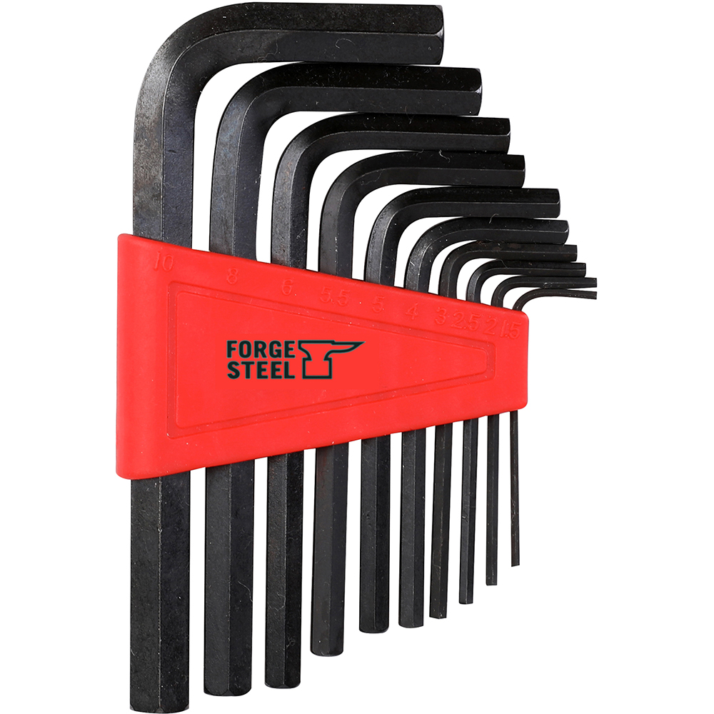 Chei imbus FORGE STEEL, HEX, otel, 10buc