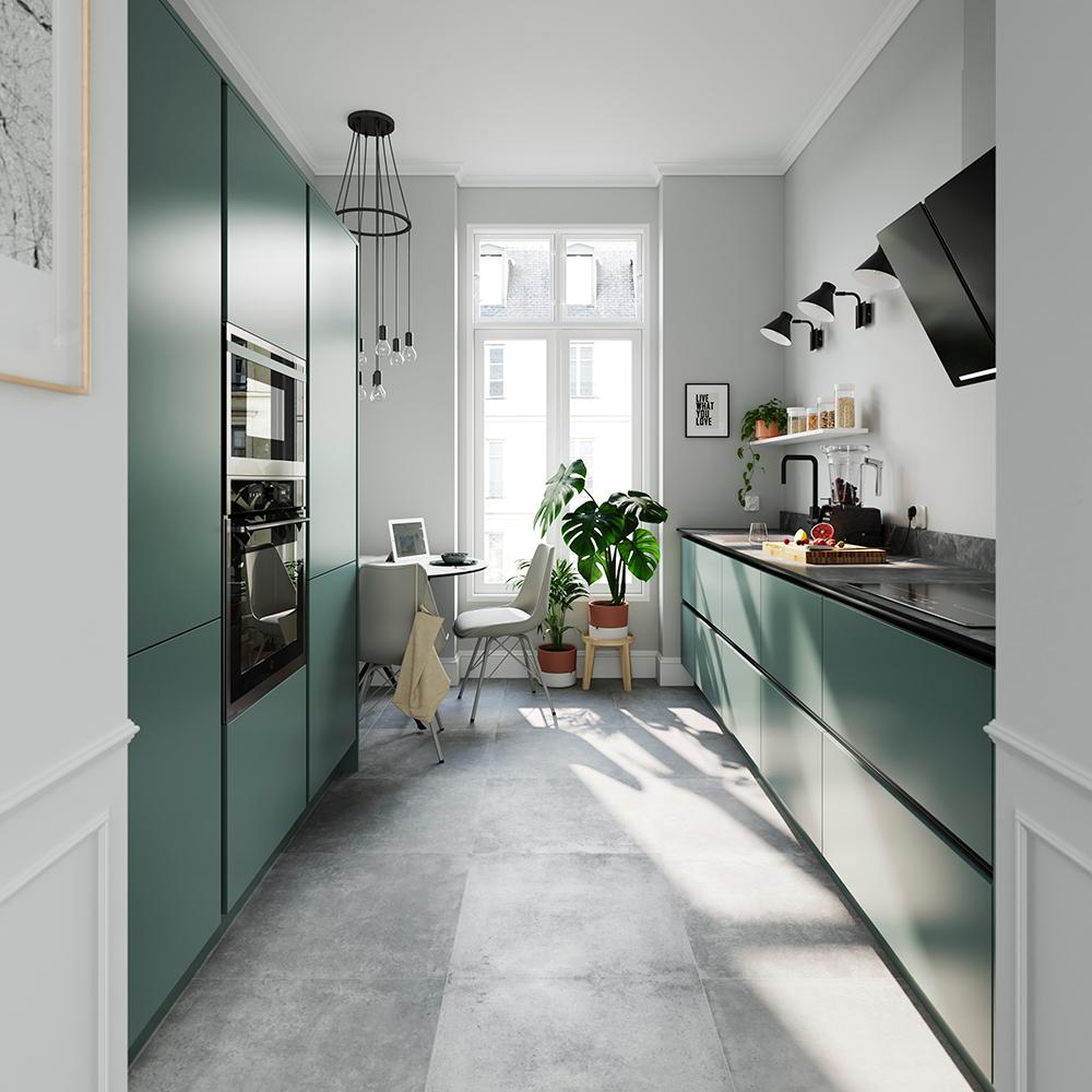 Panou lateral inlocuire GoodHome Stevia, 32 x 72 x 1.8 cm, PAL, verde