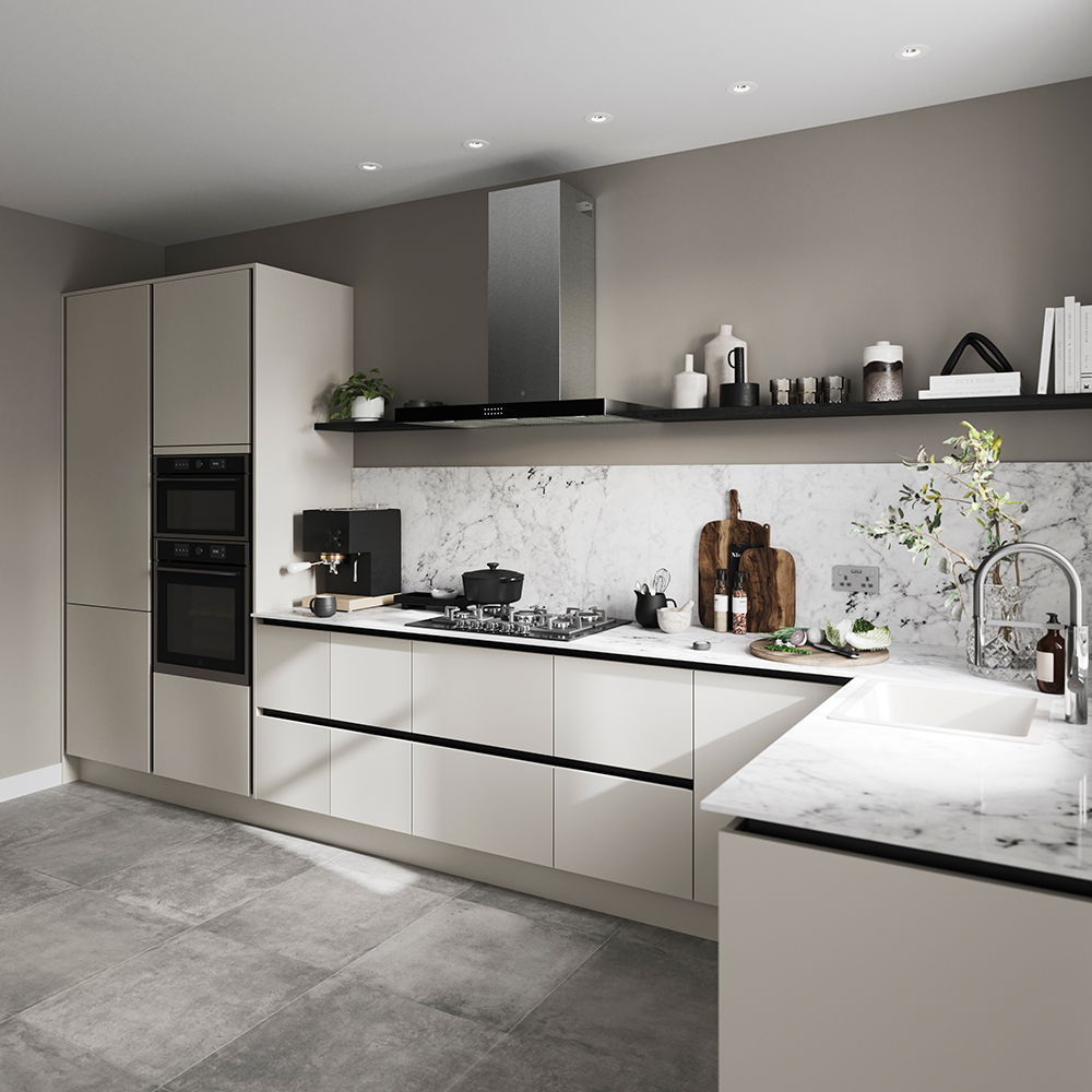 Front usa GOODHOME Stevia, MDF, 60 x 80 x 1.8 cm, sandstone mat