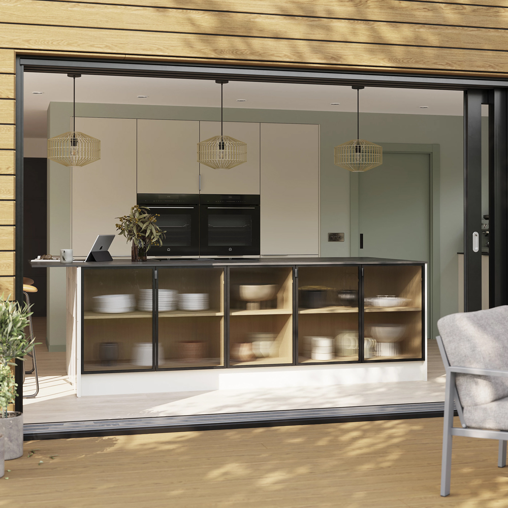 Front usa GOODHOME Stevia, MDF, 25 x 71 x 1.8 cm, bej