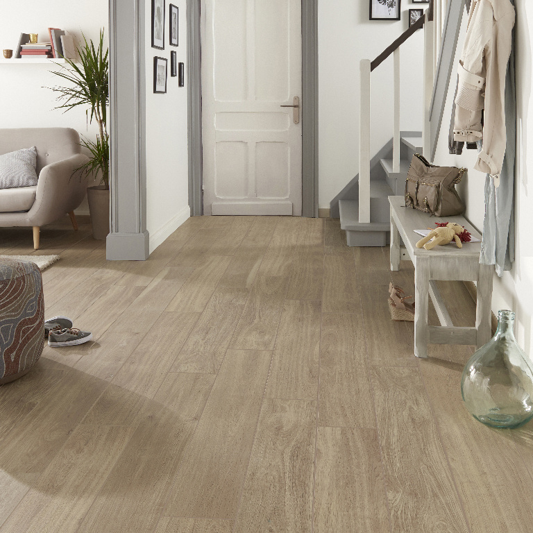 Gresie interior GoodHome Antic Rustic, portelanata, aspect lemn natural, 120 x 20 cm, 1,2 mp/cutie
