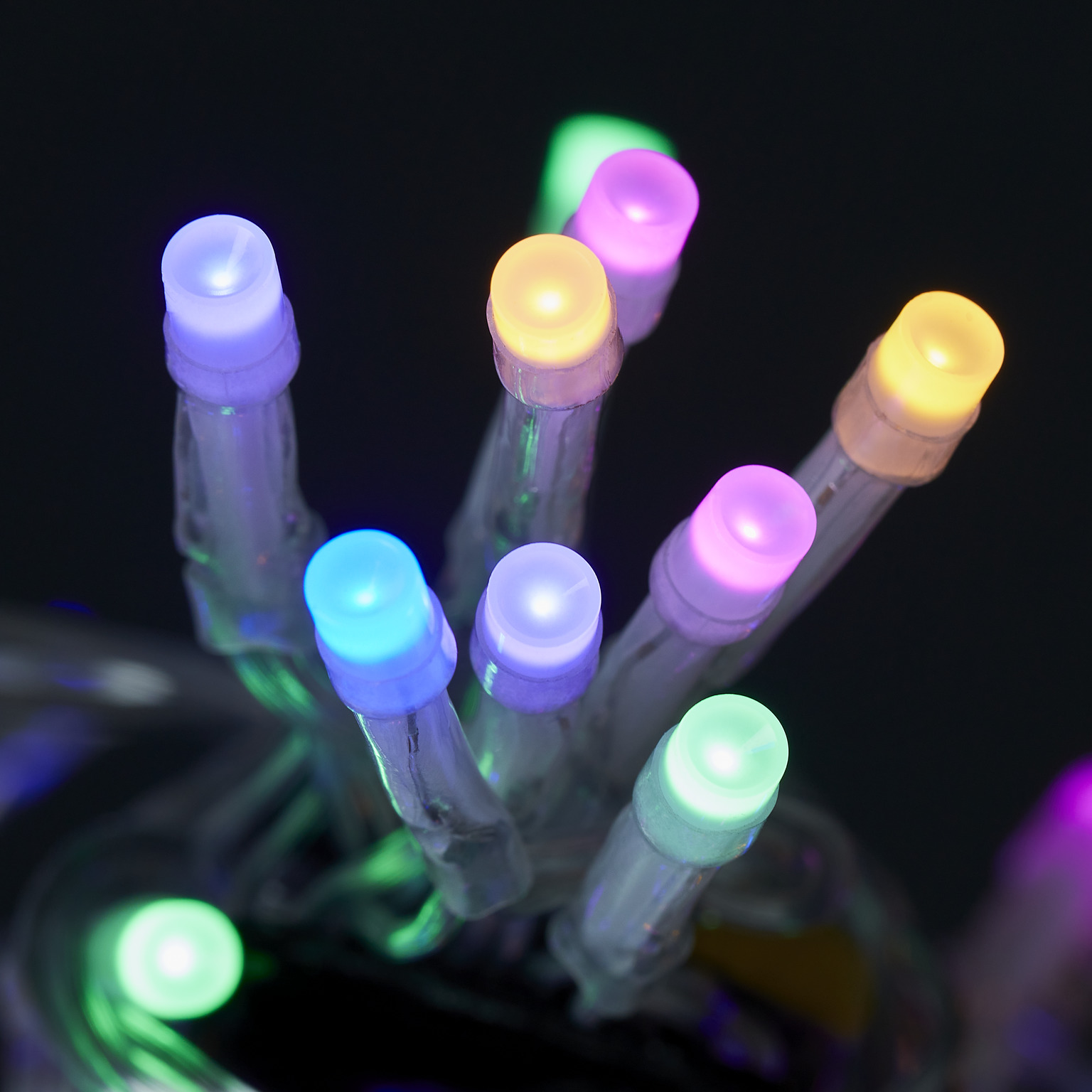 Instalatie brad LED RAINBOW, 400 leduri, iluminat multicolor