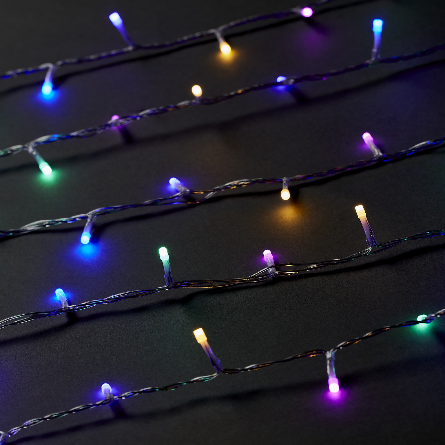 Instalatie brad LED RAINBOW, 400 leduri, iluminat multicolor