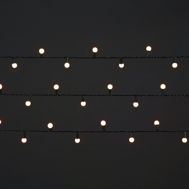 Instalatie brad LED BERRY UOML2219, 240 leduri, 25.12m, iluminare alb cald