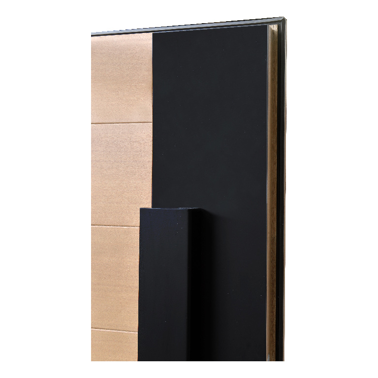 Usa exterior FORTIA Sassel, fara geam, dreapta, lemn, 88 x 205 cm, stejar