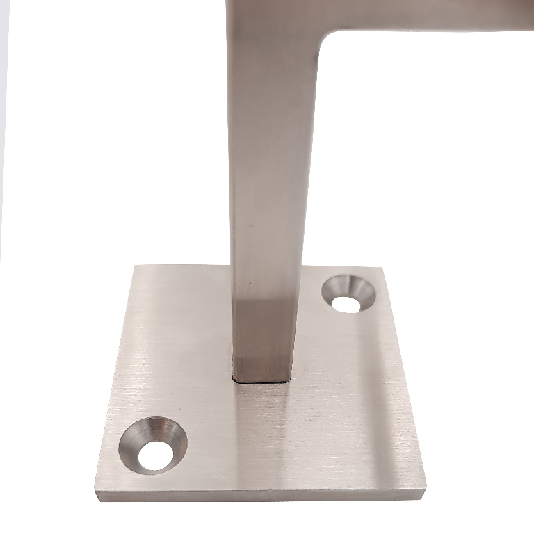 Suport mana curenta patrata inox, 7 x 7 cm