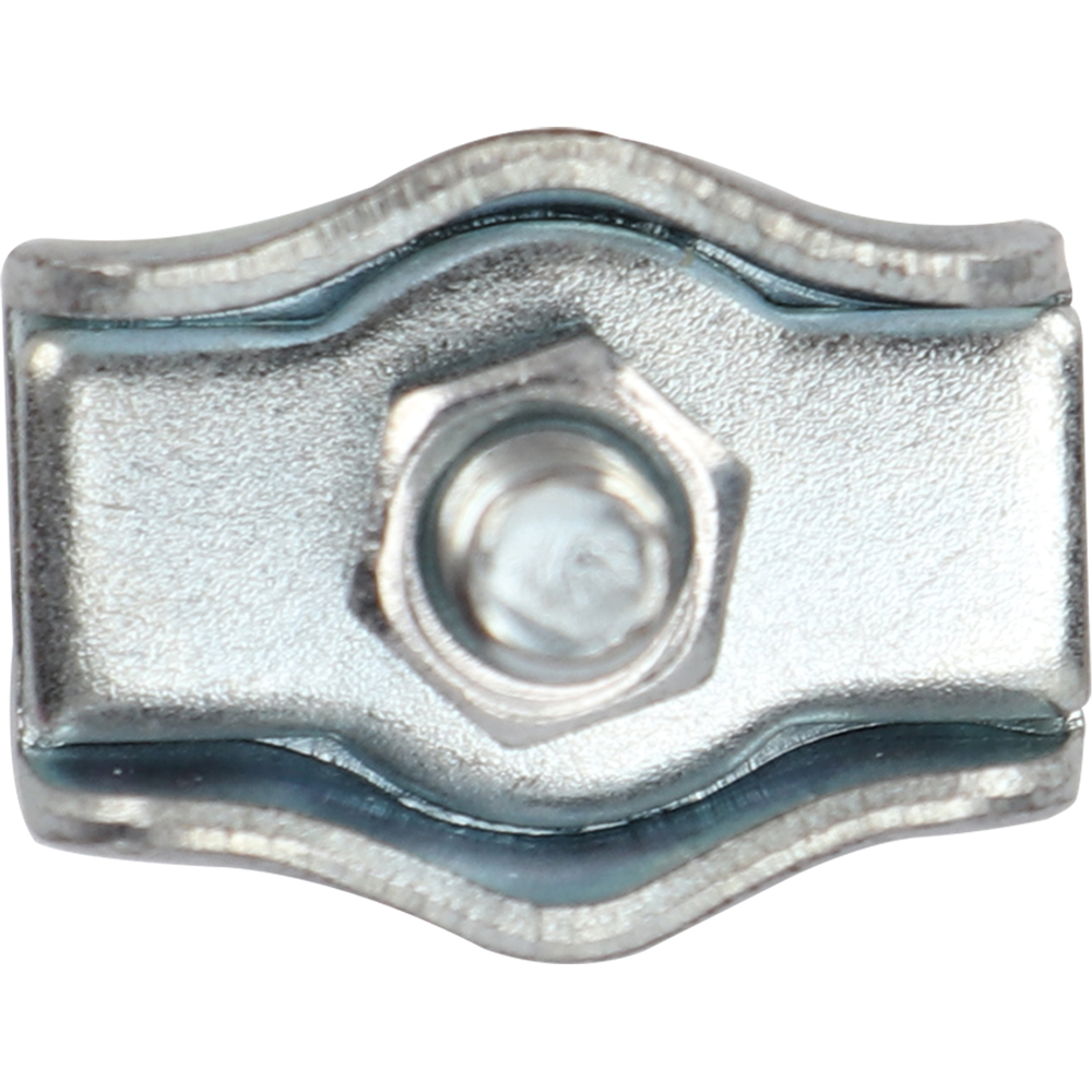 Clema simpla cabluri DIALL, 4mm, otel, 2 bucati