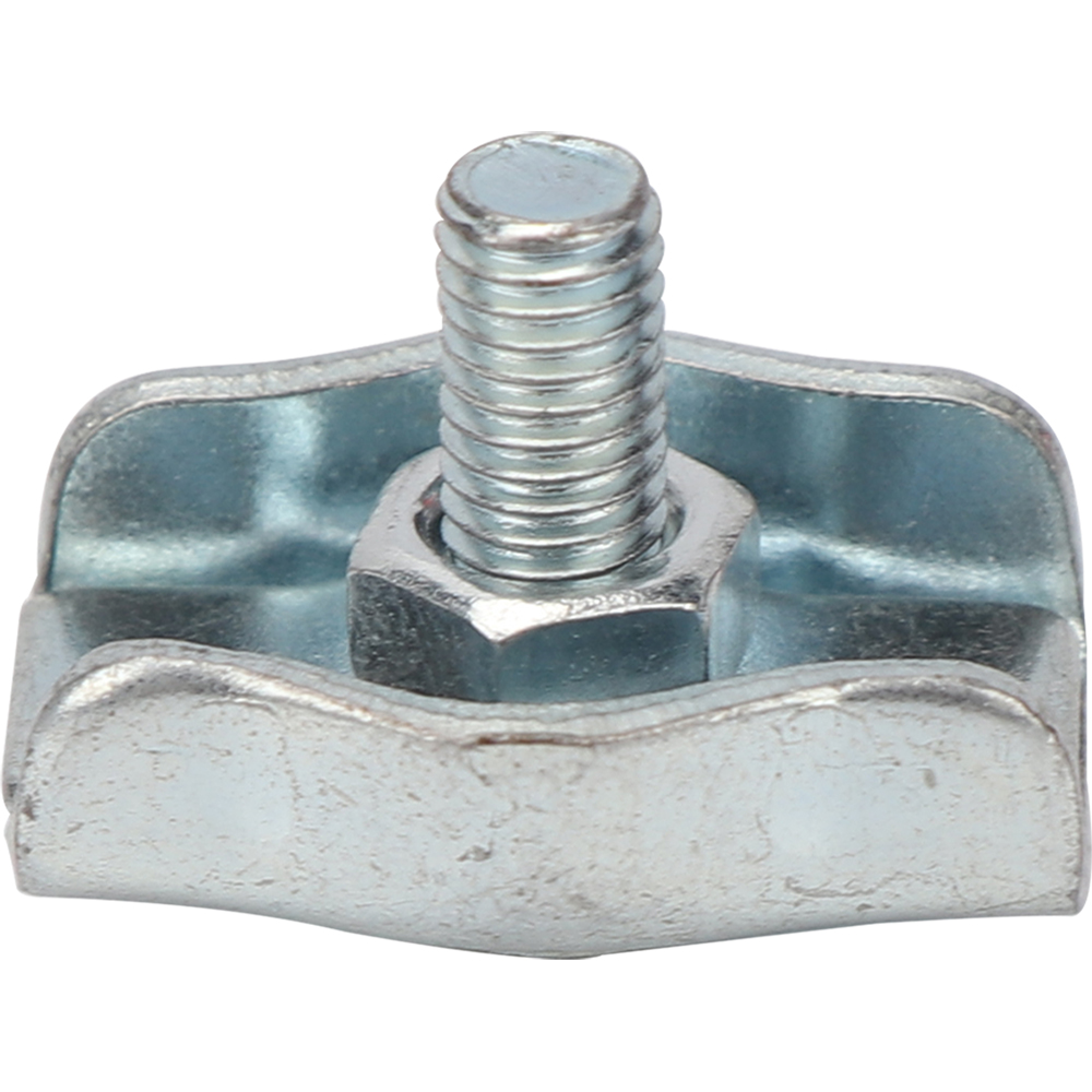 Clema simpla cabluri DIALL, 4mm, otel, 2 bucati