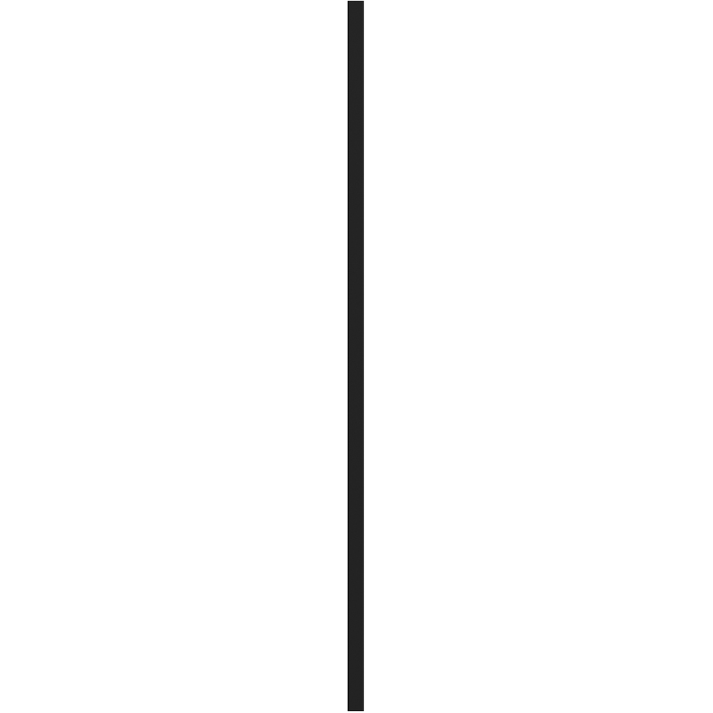 Front usa GOODHOME Winterana, aluminiu, 50 x 89.5 x 0.2 cm, negru