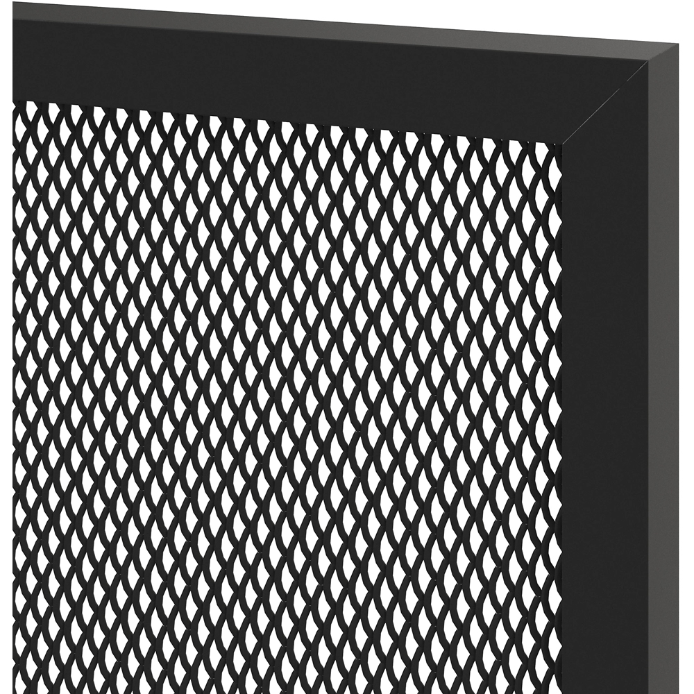 Front usa GOODHOME Winterana, aluminiu, 80 x 35.6 x 0.2 cm, negru