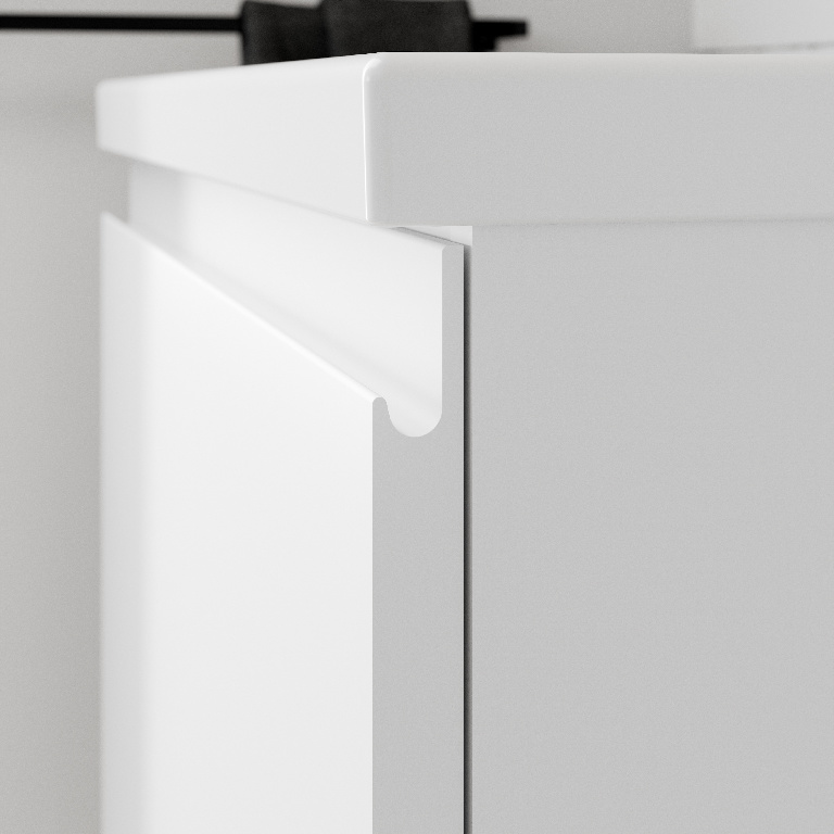 Masca lavoar GoodHome Levanna, suspendata, 60 x 45 x 48 cm, alb