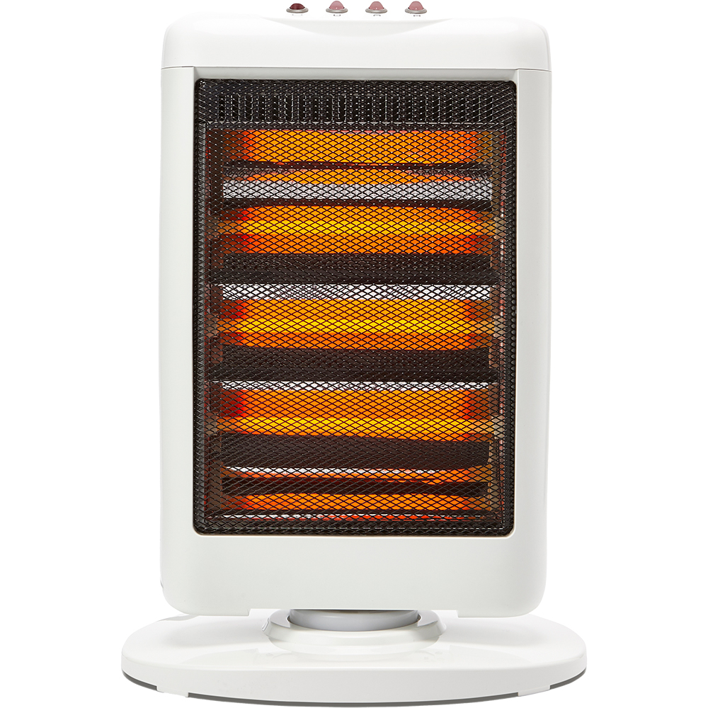 Incalzitor cuart cu oscilatie NS12-13C1, 3 trepte putere, 1200W, alb