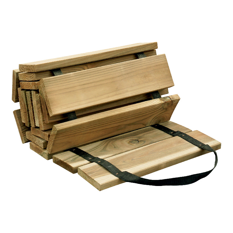 Traversa pentru gradina KLIKSTROM Sauda, 200 x 40 cm, lemn-natural, maro