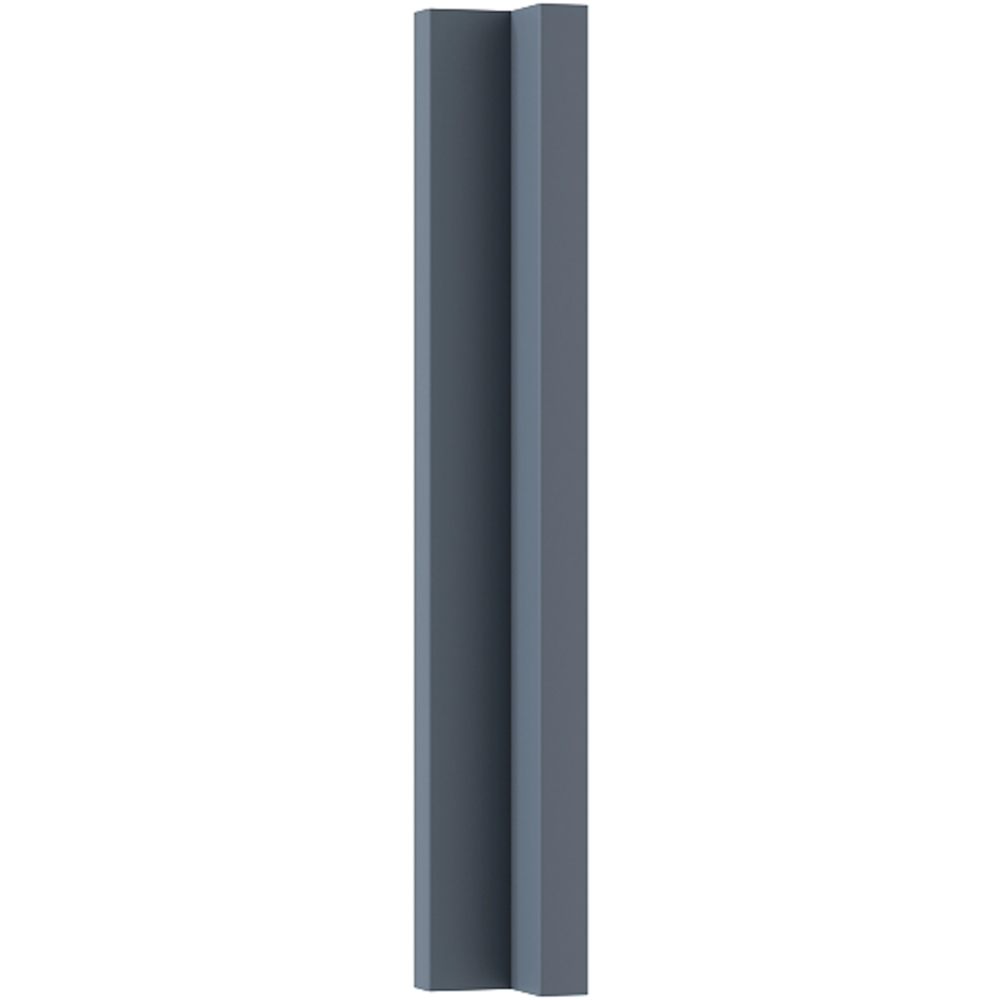 Stalp colt GOODHOME Alisma, MDF, 4.8 x 3.4 cm, albastru mat
