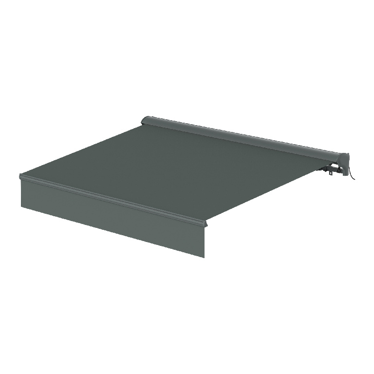 Copertina retractabila KLIKSTROM, aluminiu, 395 x 300 cm, gri antracit