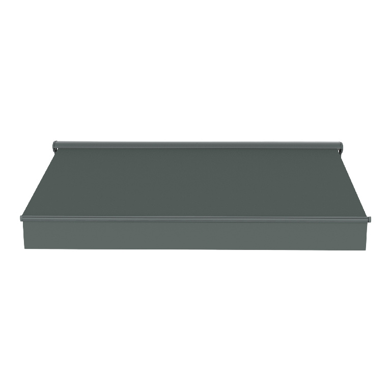 Copertina retractabila KLIKSTROM, aluminiu, 395 x 300 cm, gri antracit