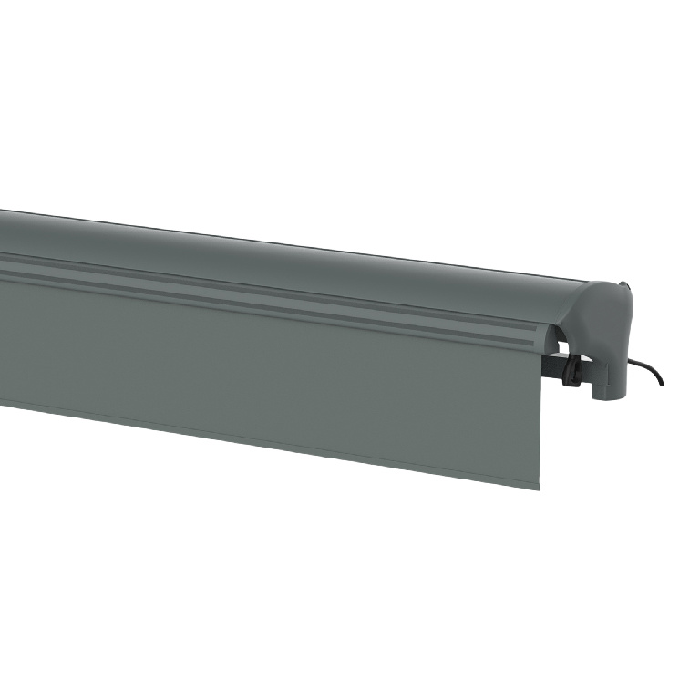 Copertina retractabila KLIKSTROM, aluminiu, 395 x 300 cm, gri antracit