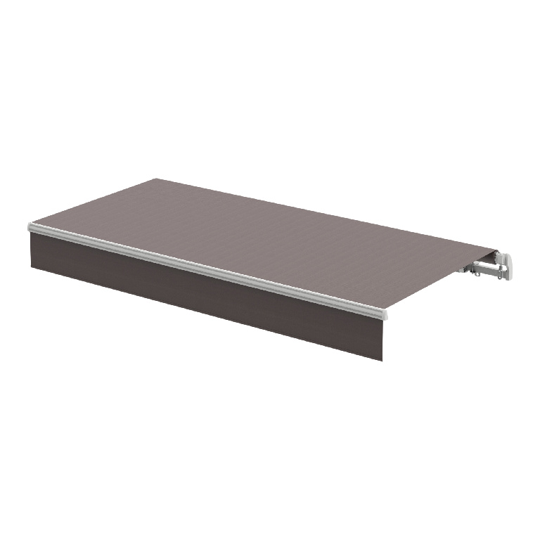 Copertina retractabila BLOOMA, aluminiu, 400 x 300 cm, taupe