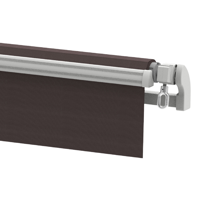 Copertina retractabila BLOOMA, aluminiu, 400 x 300 cm, taupe