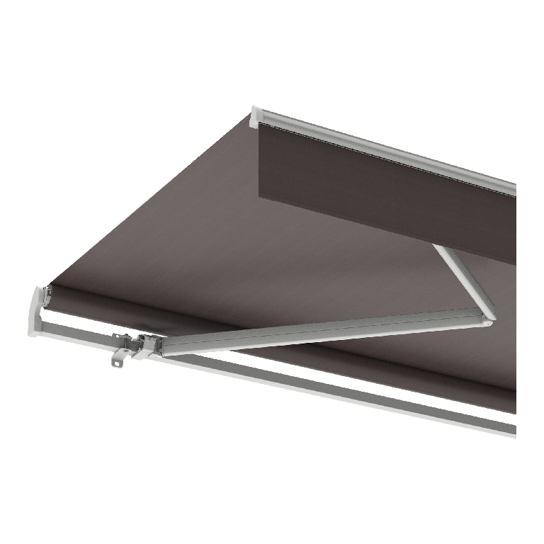 Copertina retractabila BLOOMA, aluminiu, 400 x 300 cm, taupe