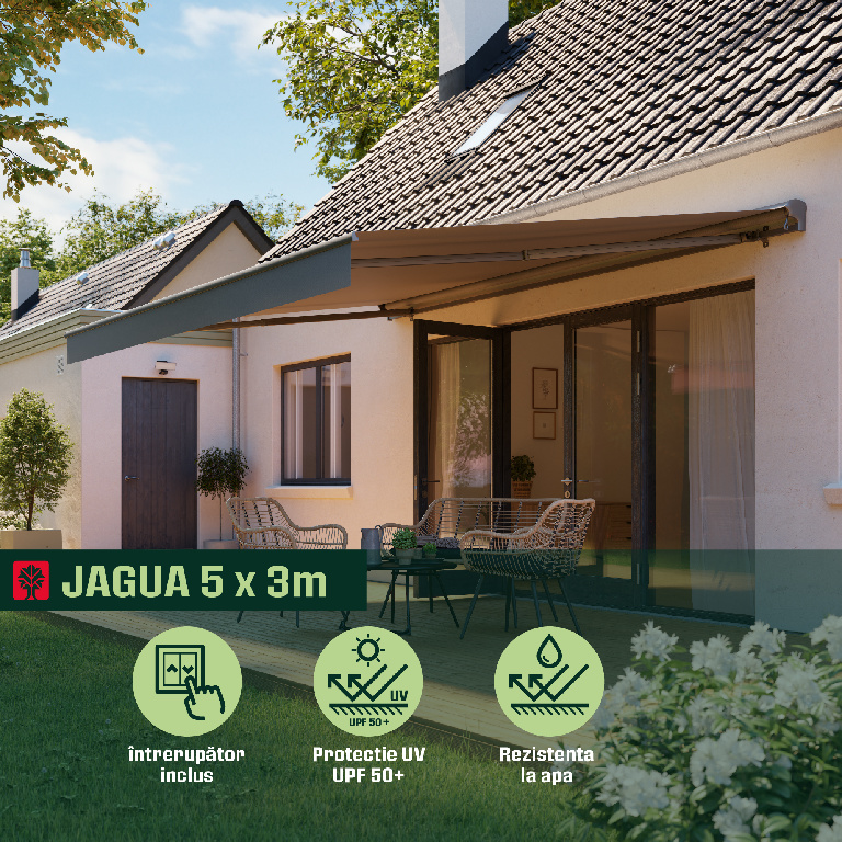 Copertina KLIKSTROM Jagua, 5x3m, gri