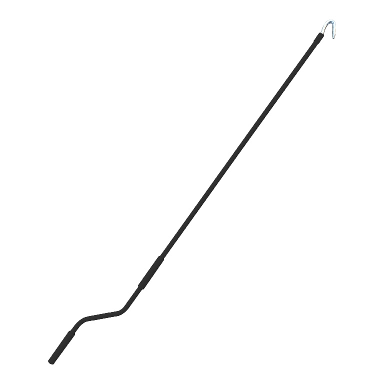 Copertina retractabila KLIKSTROM, aluminiu, 292 x 250 cm, gri