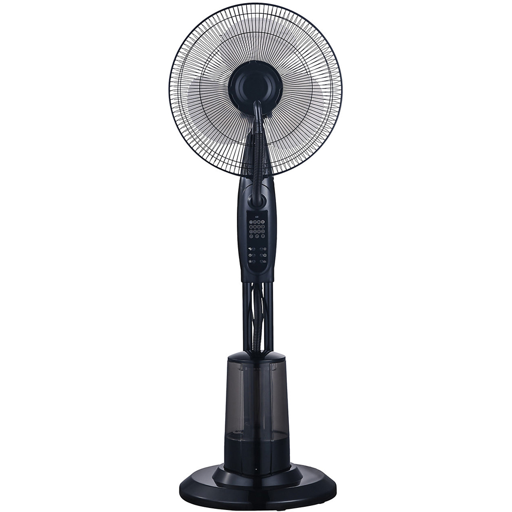 Ventilator cu pulverizare, 3 trepte de viteza, 75W, negru