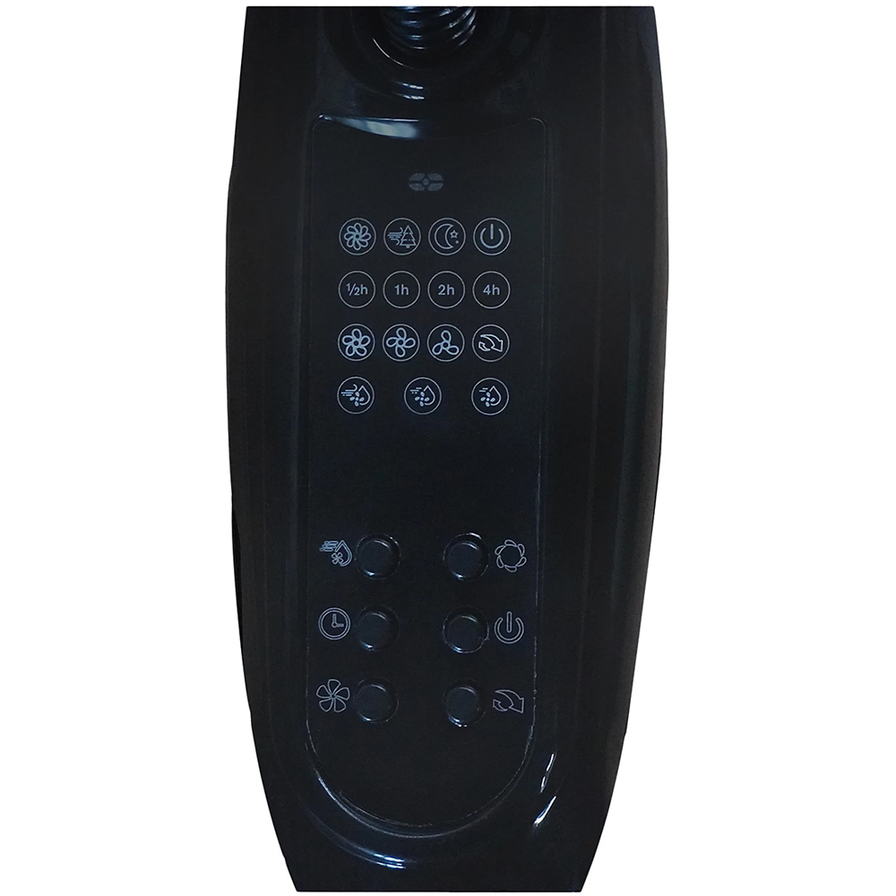 Ventilator cu pulverizare, 3 trepte de viteza, 75W, negru
