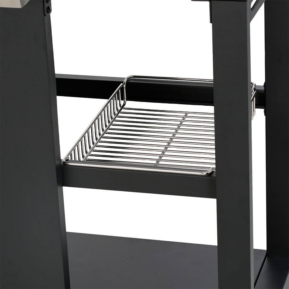 Gratar gaz GOODHOME BBQ , 4 role, negru
