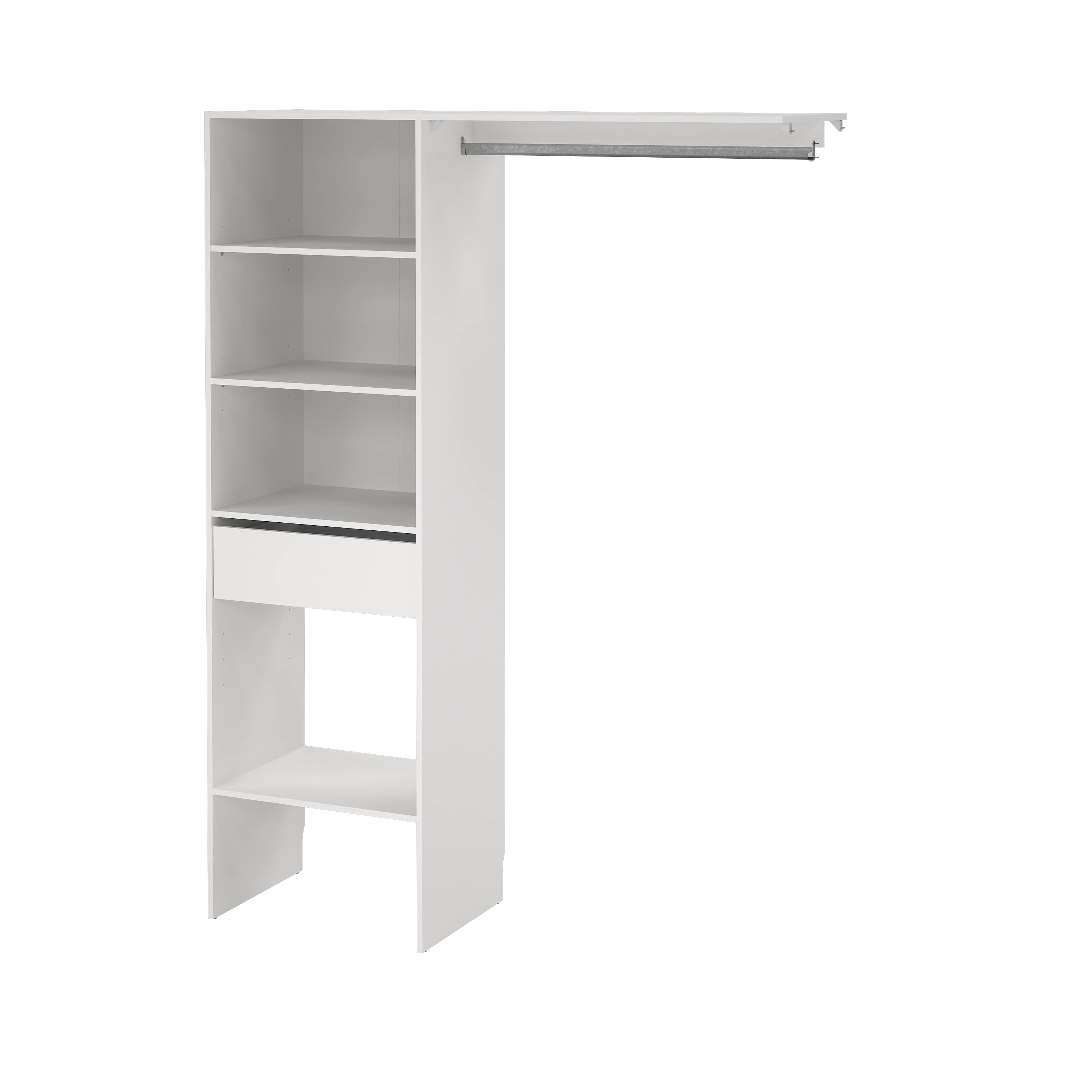 Kit dressing Nyssa, 200 x 150 x 45 cm, alb