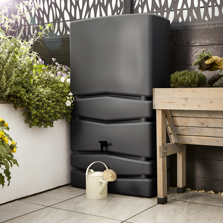Rezervor apa pluviala VERVE, gri antracit, 350 L