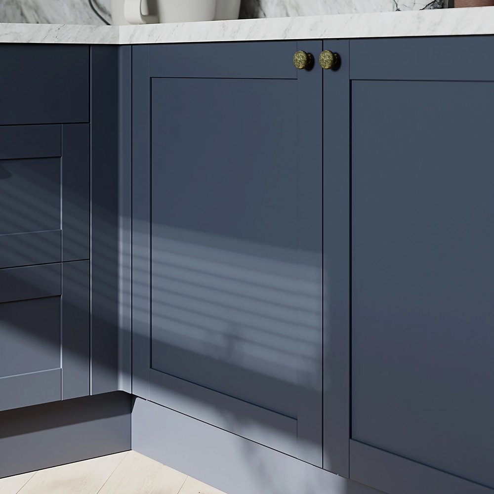 Element colt bucatarie GOODHOME Ashmead, 57 x 71.5 cm, albastru mat
