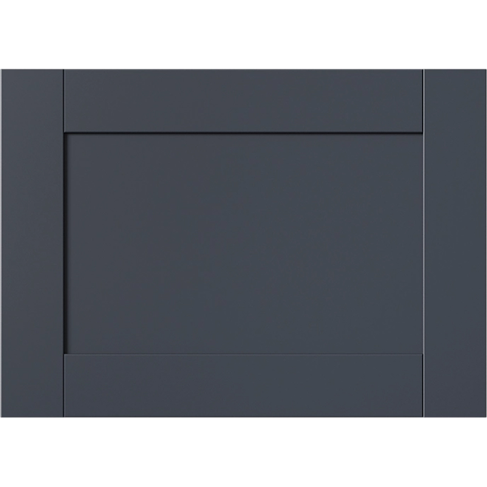 Front usa sertar GOODHOME Ashmead, 49.7 x 35.6 cm, albastru mat